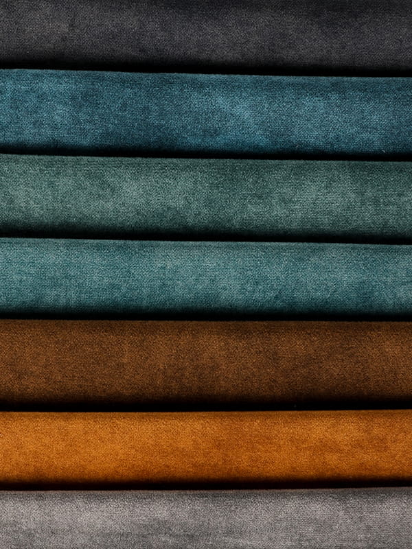 Sofa fløyelsprintet stoff