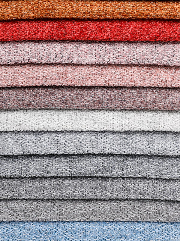 Clado sofa polyester og hamp stoff