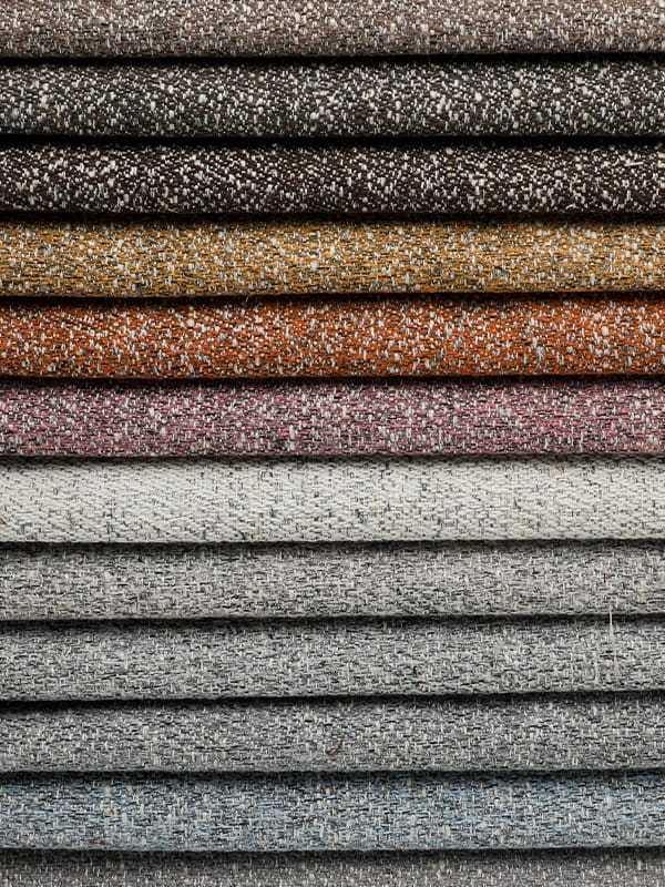 Polyester og linstoff til sofa