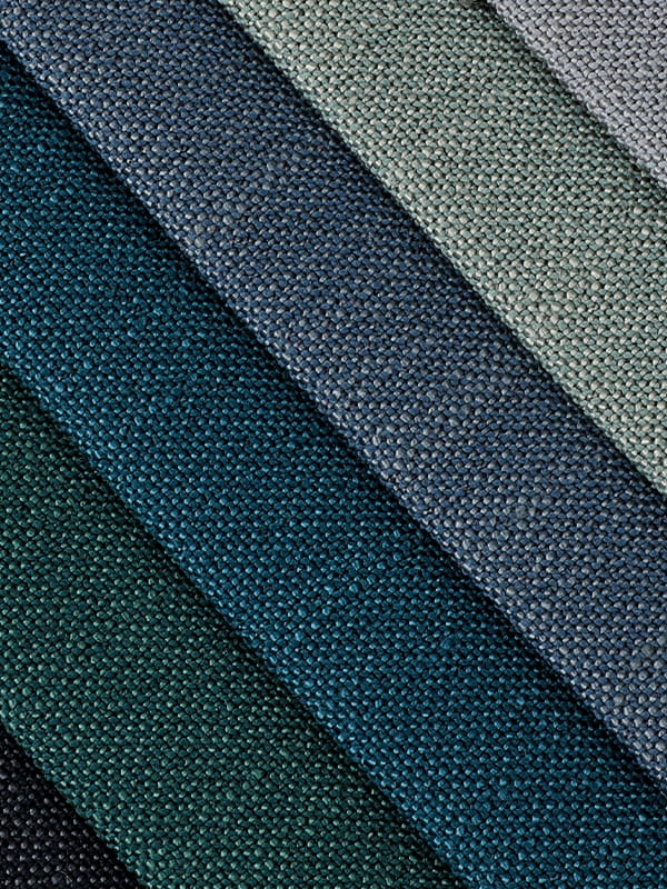 Nautilus sofa vanlig polyester og linstoffer Nautilus sofa vanlig polyester og linstoffer