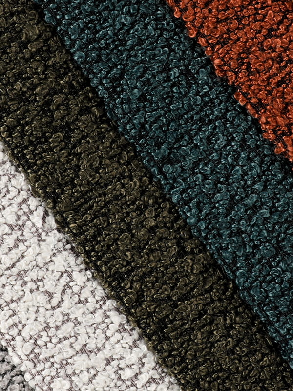 Heineken Loop Yarn Polyester og Sin -sofa -stoffer Heineken Loop Yarn Polyester og Sin -sofa -stoffer