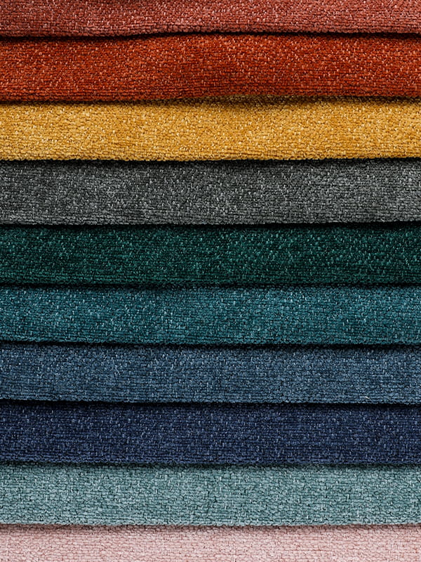 Chenille sofa vevd stoff